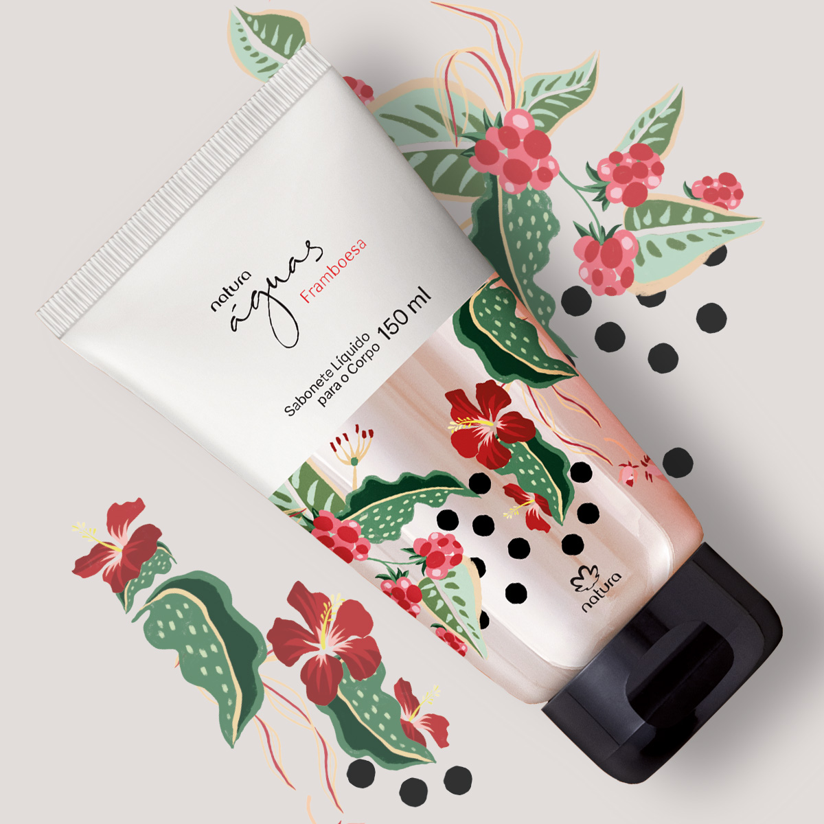 Sabonete Líquido para o Corpo Águas Framboesa