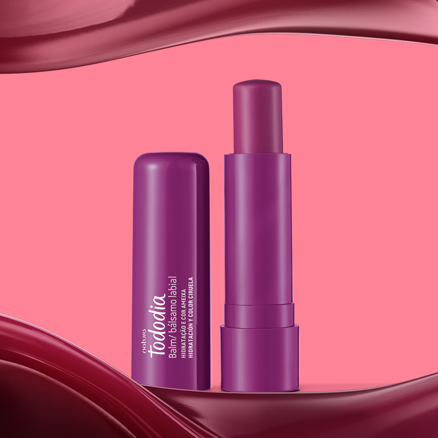 Balm Labial Tododia Cor Ameixa