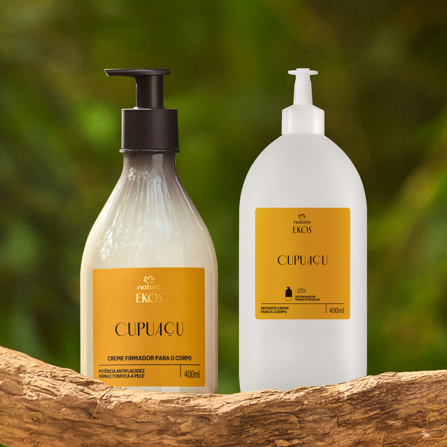 Kit Creme Hidratante para o Corpo Ekos Cupuaçu com Refil