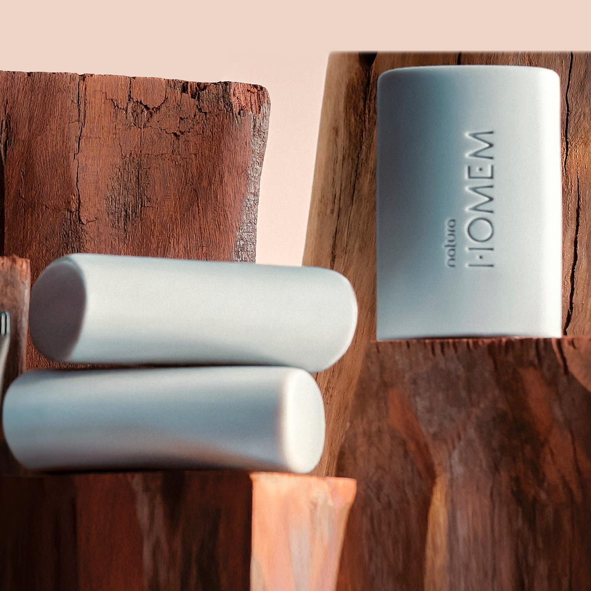 Sabonete em Barra para Corpo e Barbear Natura Homem Elo