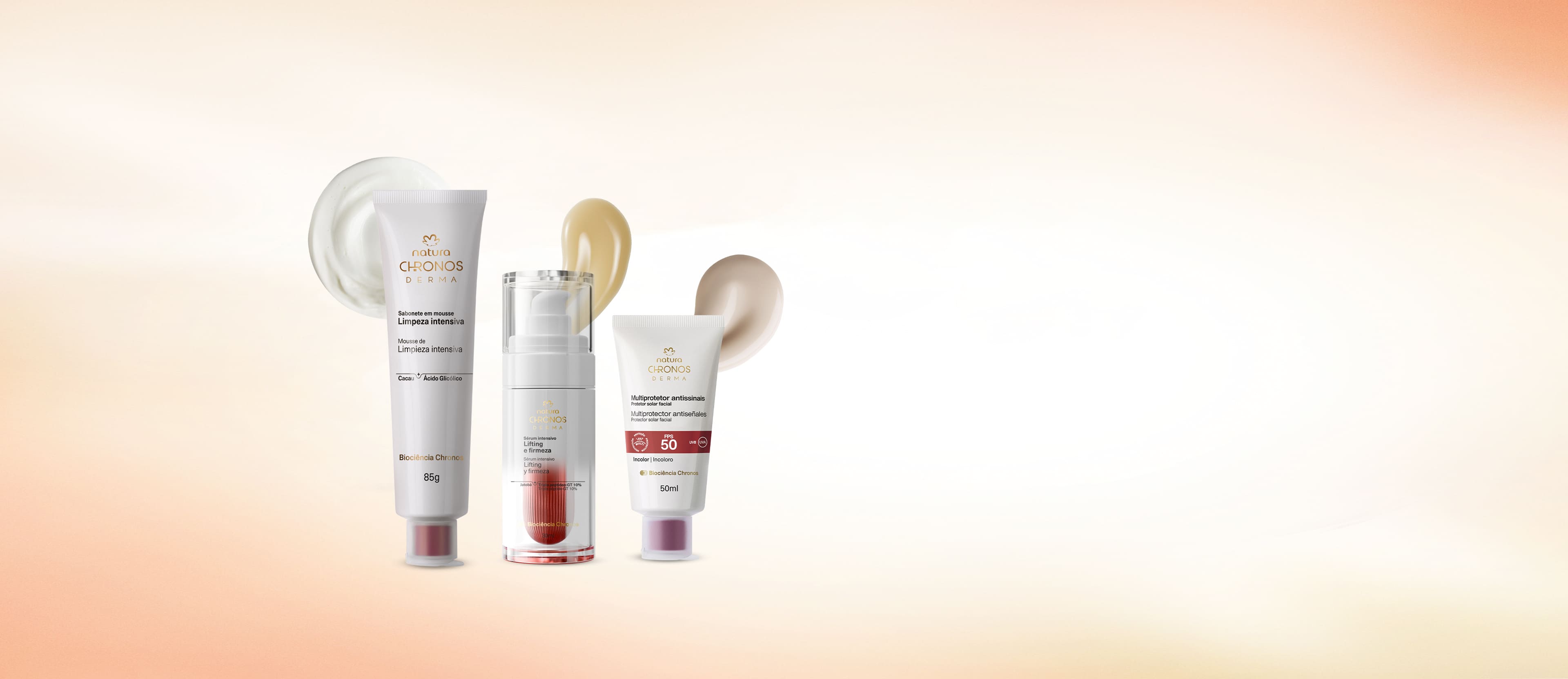 Kit Rotina Flacidez Chronos Derma (3 produtos)