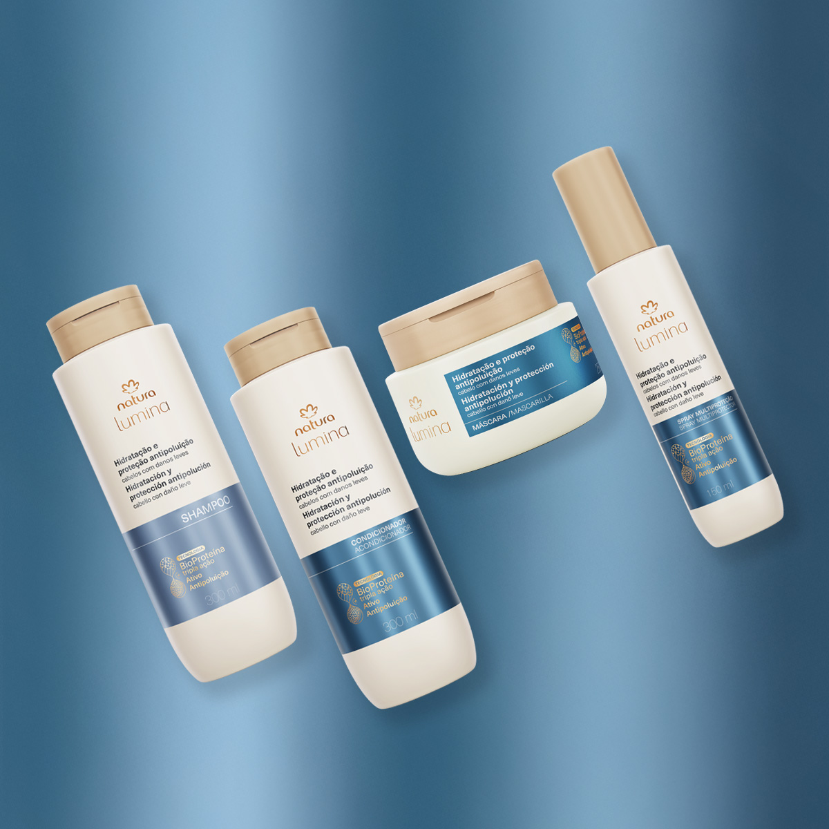 Kit Lumina Hidratação e Proteção Antipoluição