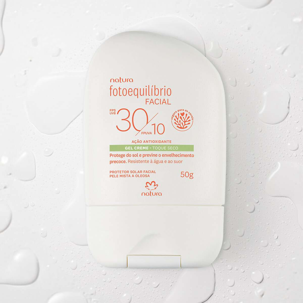 Protetor Facial Gel Creme FPS 30 FPUVA 10 Fotoequilíbrio