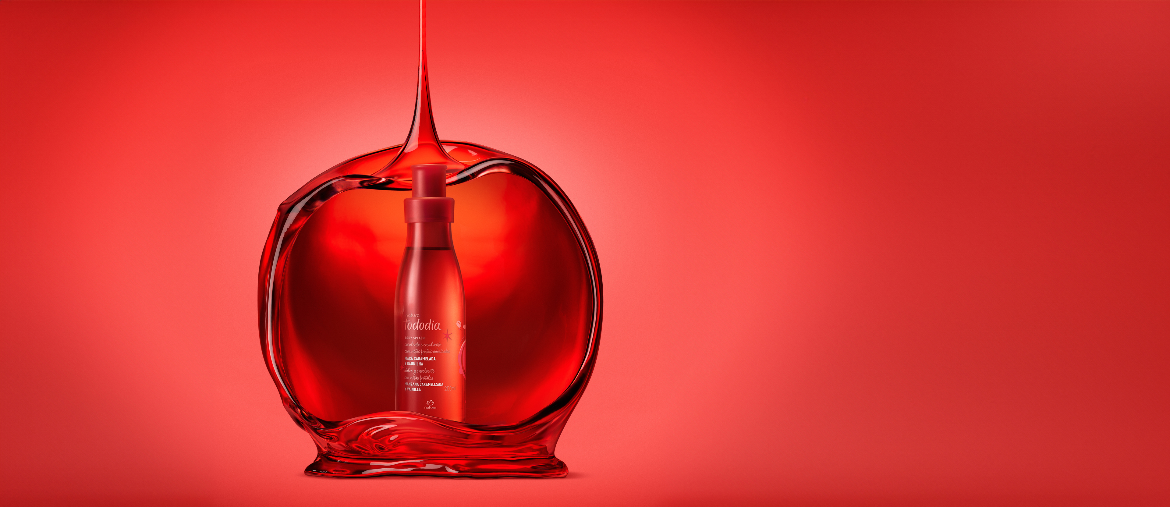 Body Splash Tododia Maçã Caramelada e Baunilha 200 ml