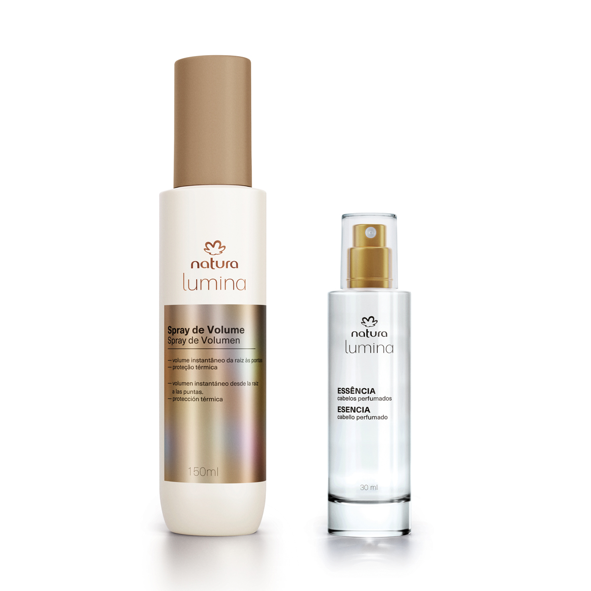 Kit Spray de Volume e Essência para Finalização Lumina (2 produtos)