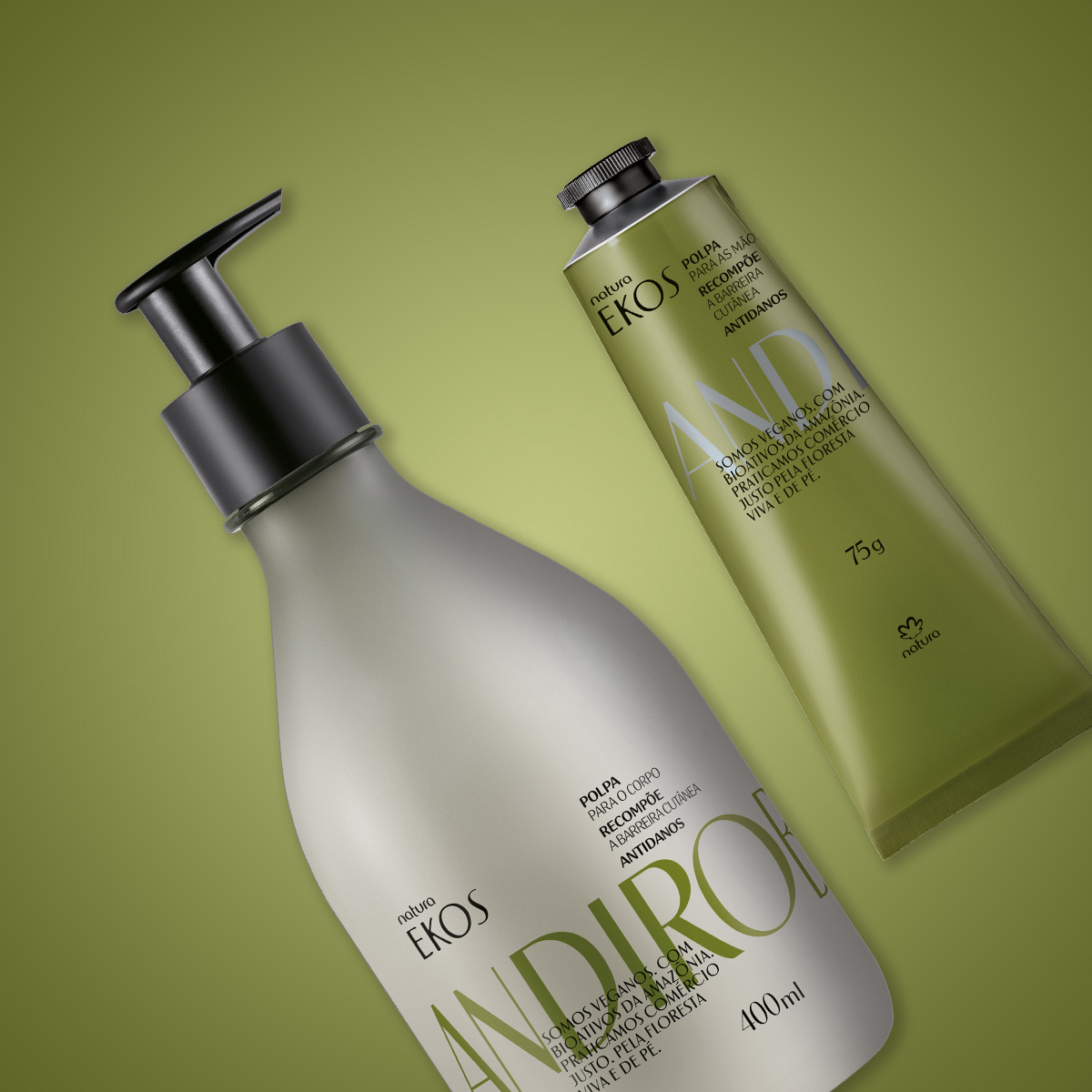 Kit Ekos Andiroba Hidratante Corpo e Mãos (2 produtos)