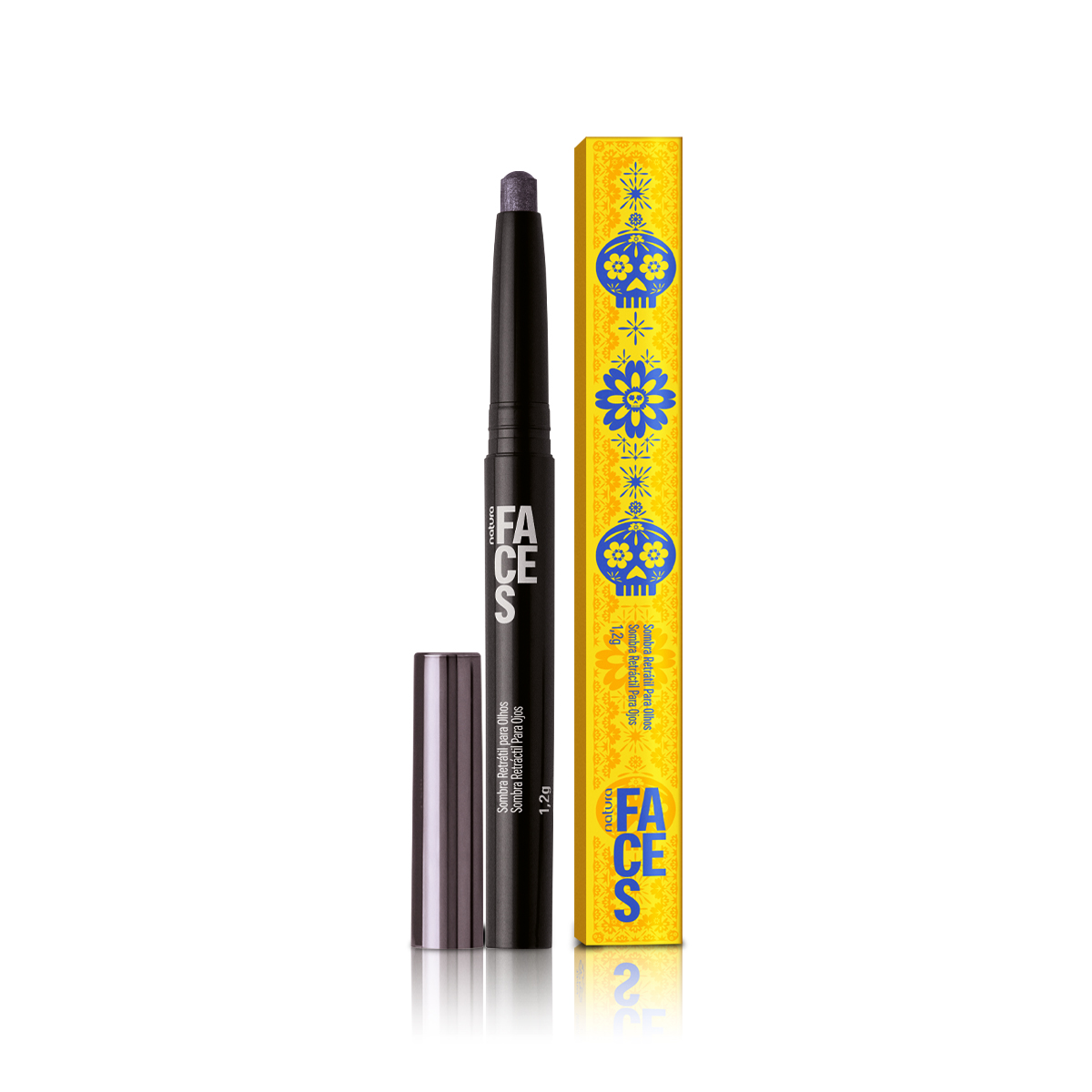 Sombra Retrátil para Olhos Faces 1,2 g
  