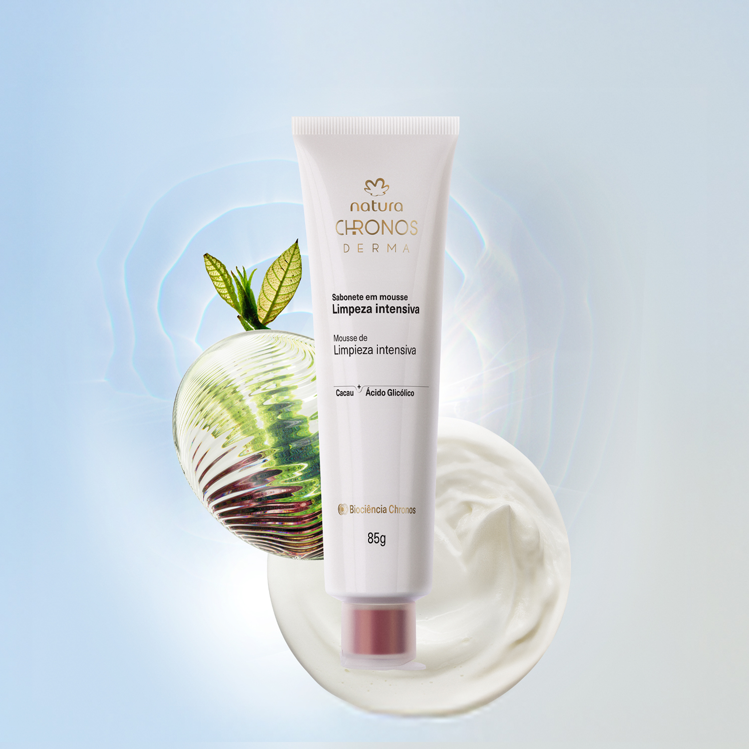 Sabonete em Mousse Limpeza Intensiva Chronos Derma