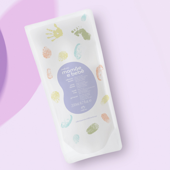 Refil Sabonete Líquido Relaxante da Cabeça aos Pés Mamãe e Bebê
