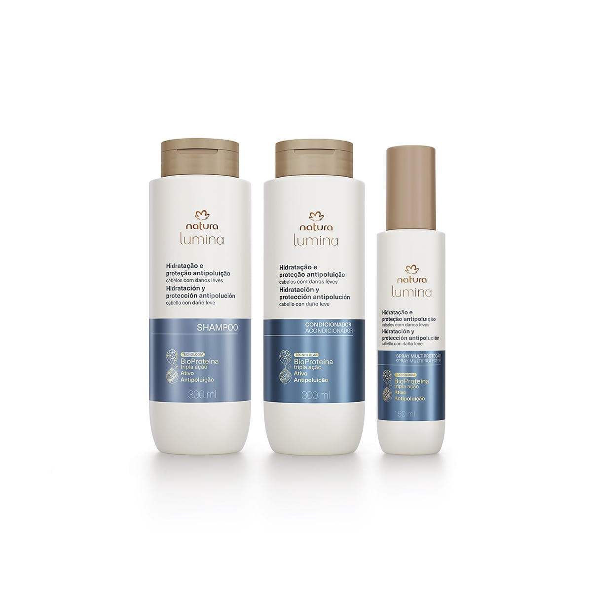 Kit Lumina Hidratação e Proteção Antipoluição (3 produtos)