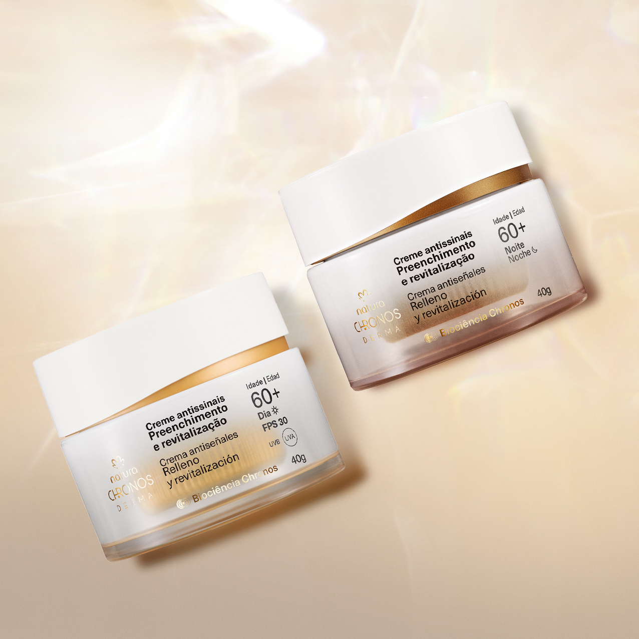 Kit Dupla Antissinais 60+ Chronos Derma ( 2 produtos)
