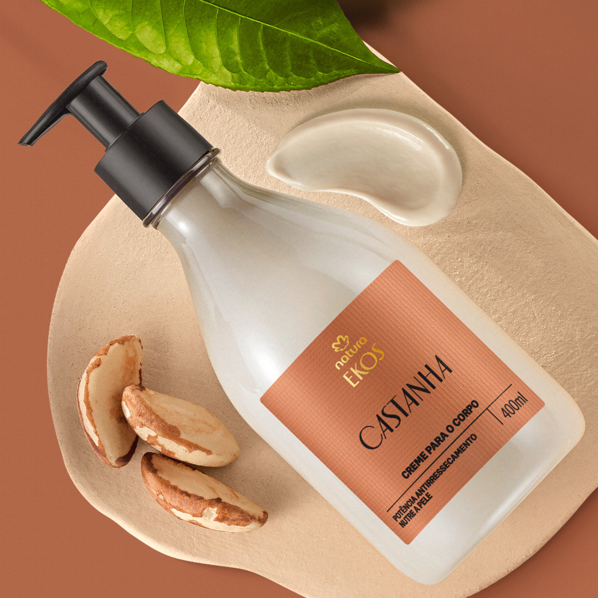 Creme Desodorante Hidratante para o Corpo Ekos Castanha