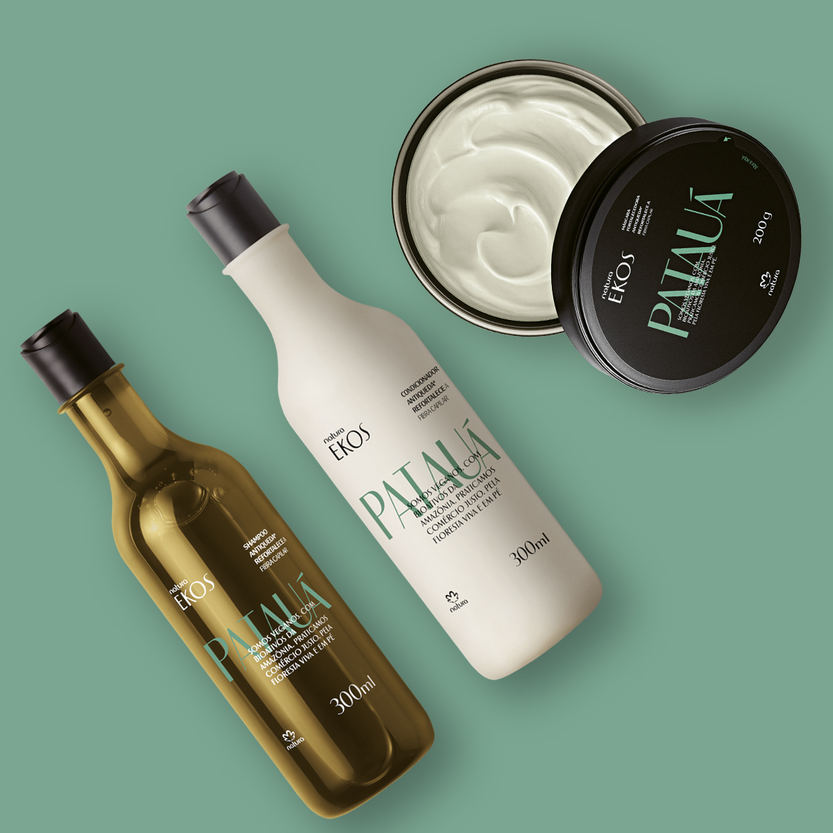 Kit Ekos Patauá, Shampoo, Condicionador e Máscara (3 produtos)