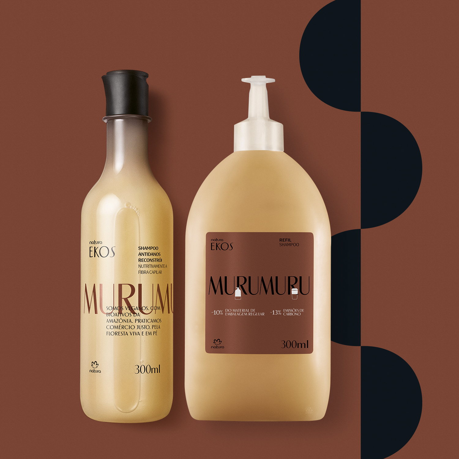 Kit Shampoo Ekos Murumuru com Refil (2 produtos)