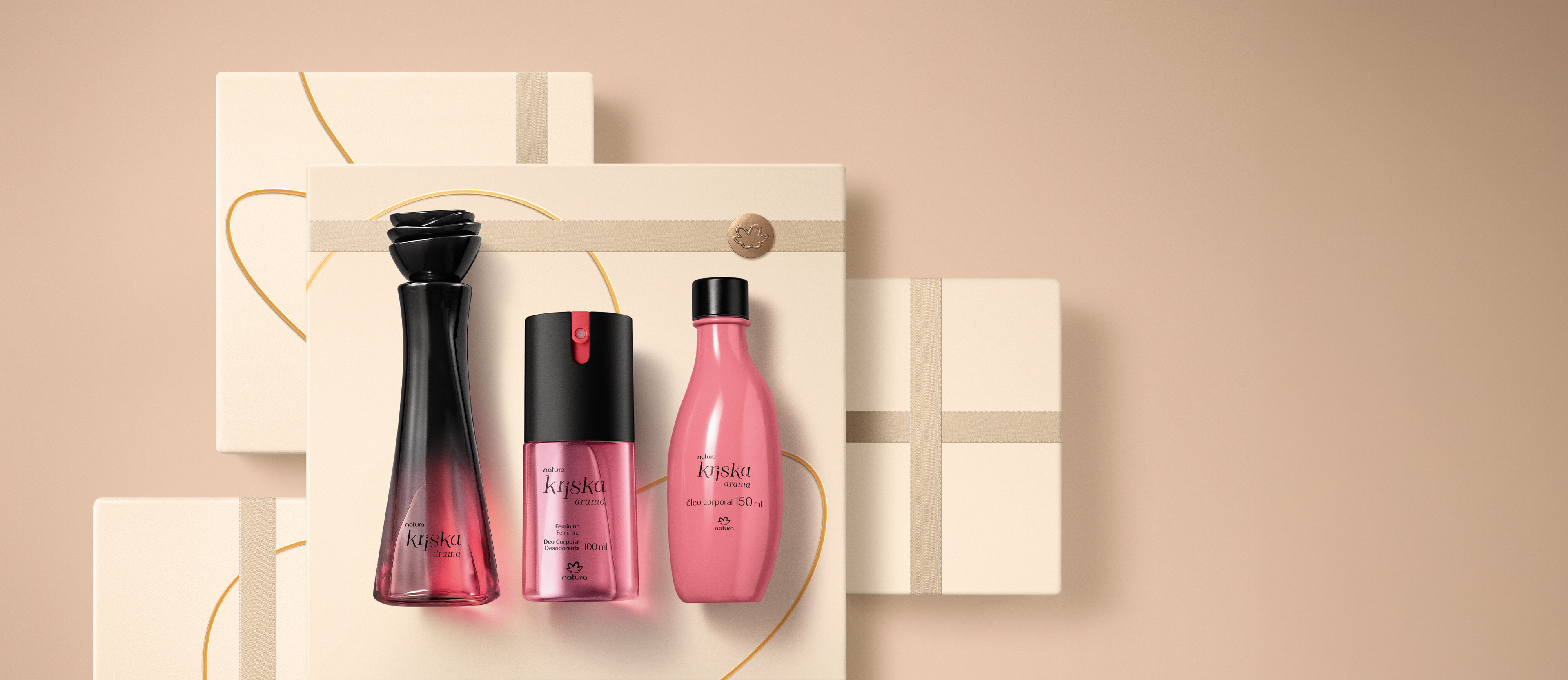 Presente Natura Kriska Drama (3 produtos)