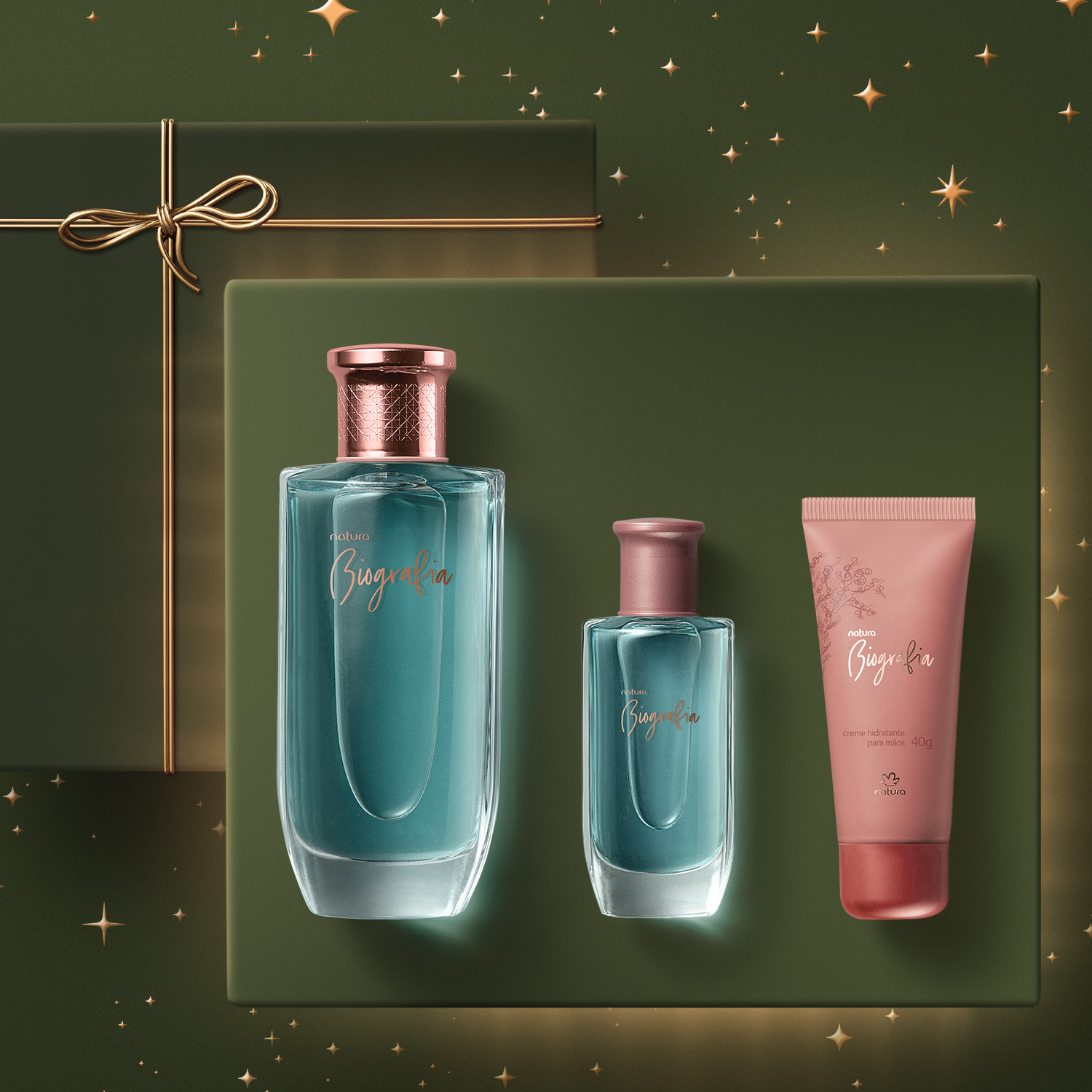 Presente Natura Biografia Feminino (3 produtos)