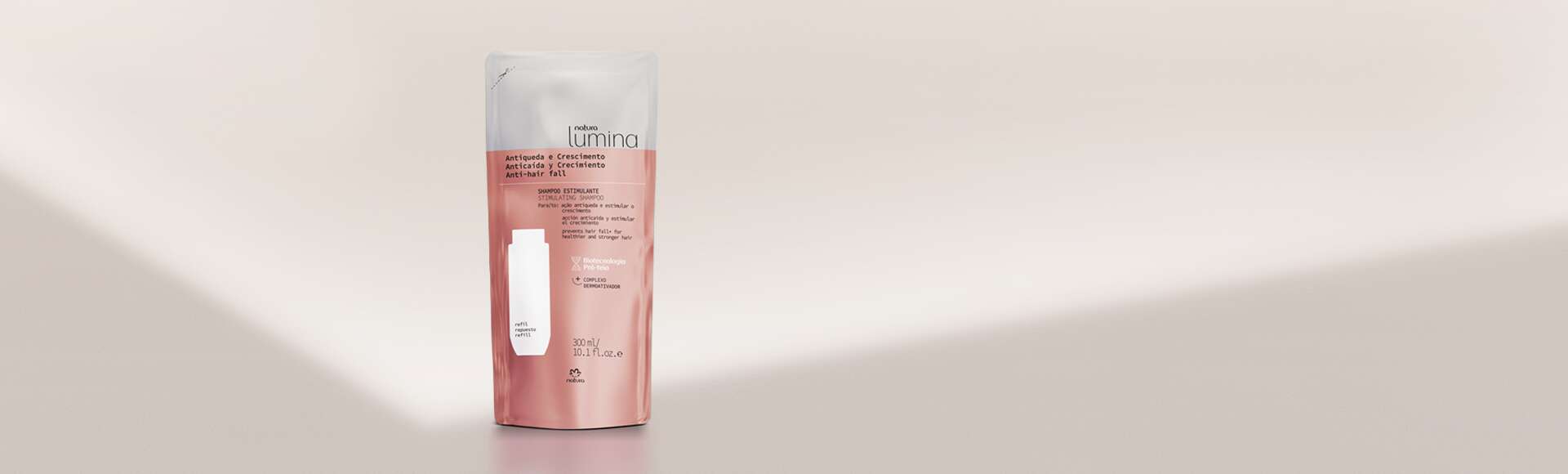 Refil Shampoo Estimulante para Antiqueda e Crescimento Lumina