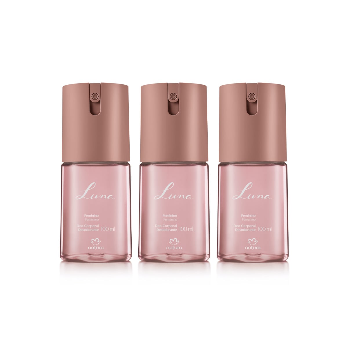 Kit Luna Desodorante Corporal Feminino (3 produtos)