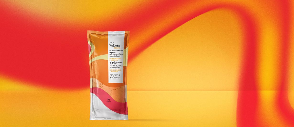 Refil Gel de Banho Energizante para o Corpo Tododia Energia