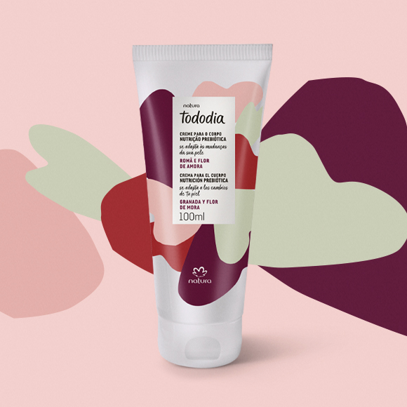 Creme Desodorante Nutritivo Para o Corpo Tododia Romã e Flor de Amora