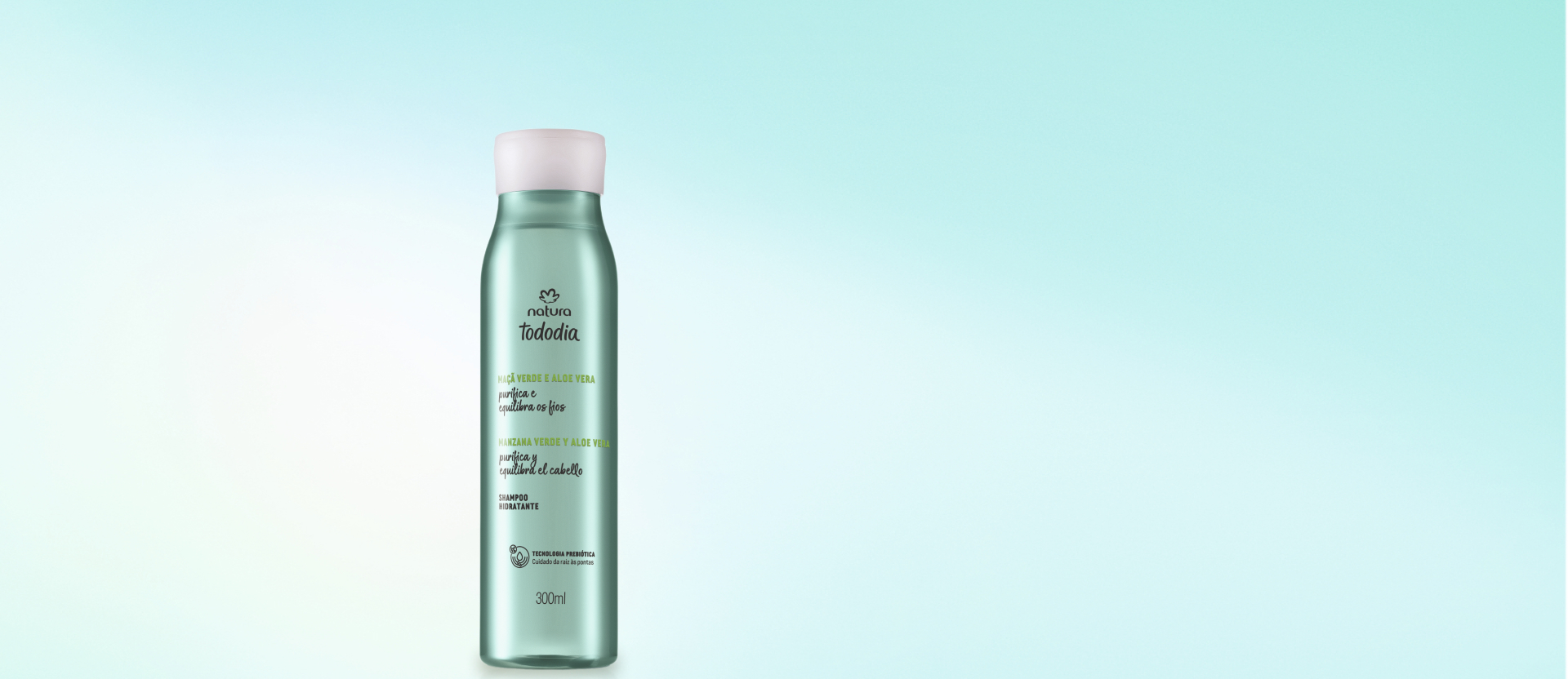 Shampoo Hidratante Tododia Maçã Verde e Aloe Vera 300 ml
