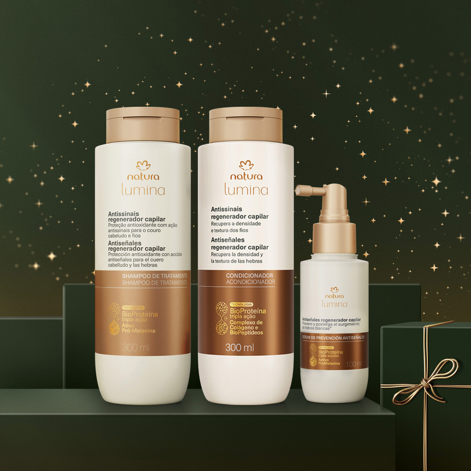 Presente Natura Lumina Antissinais (3 produtos)