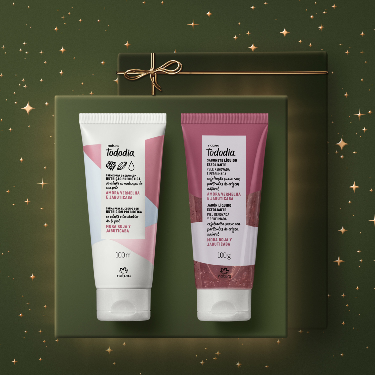 Presente Natura Tododia Amora Vermelha e Jabuticaba (2 produtos)