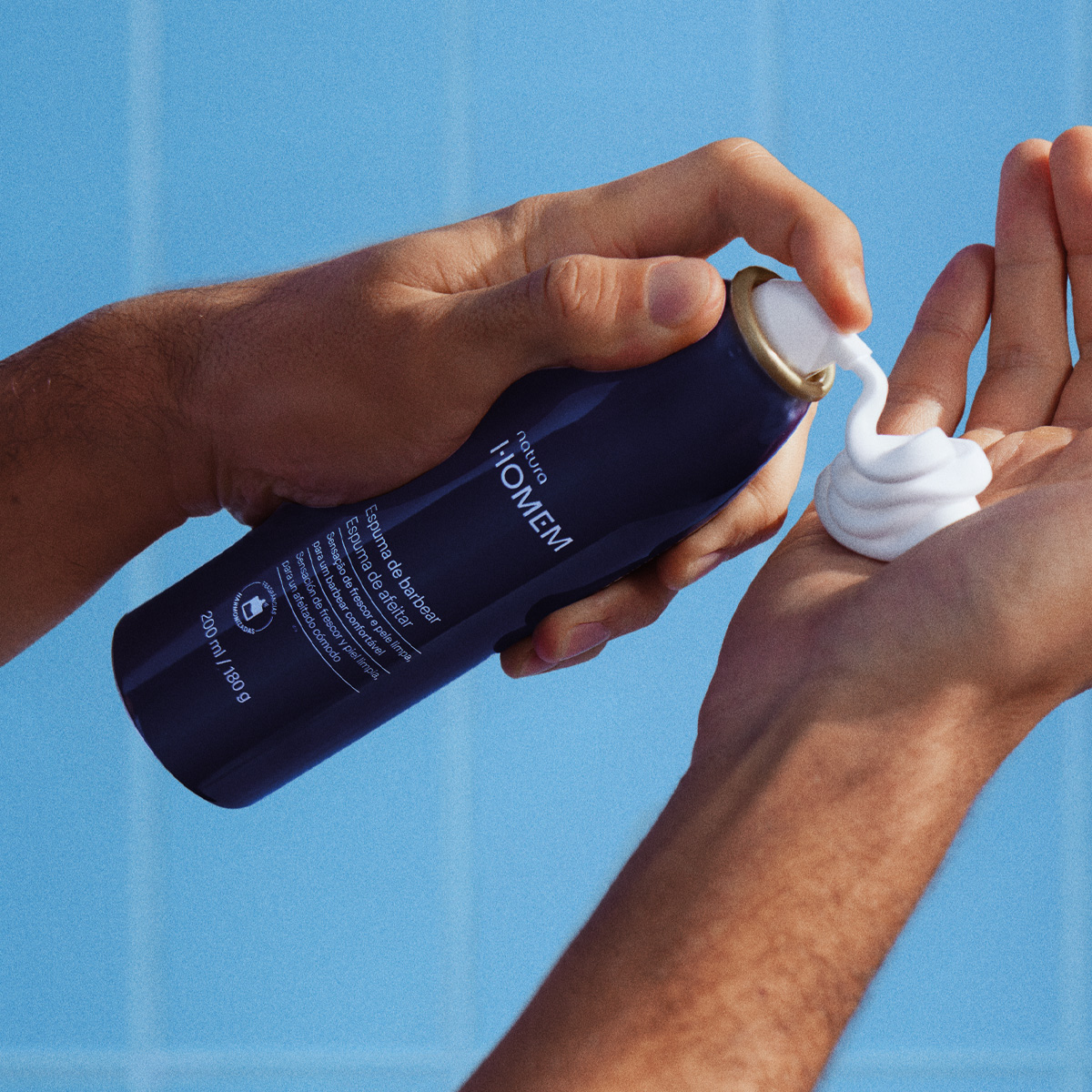 Espuma de Barbear Natura Homem