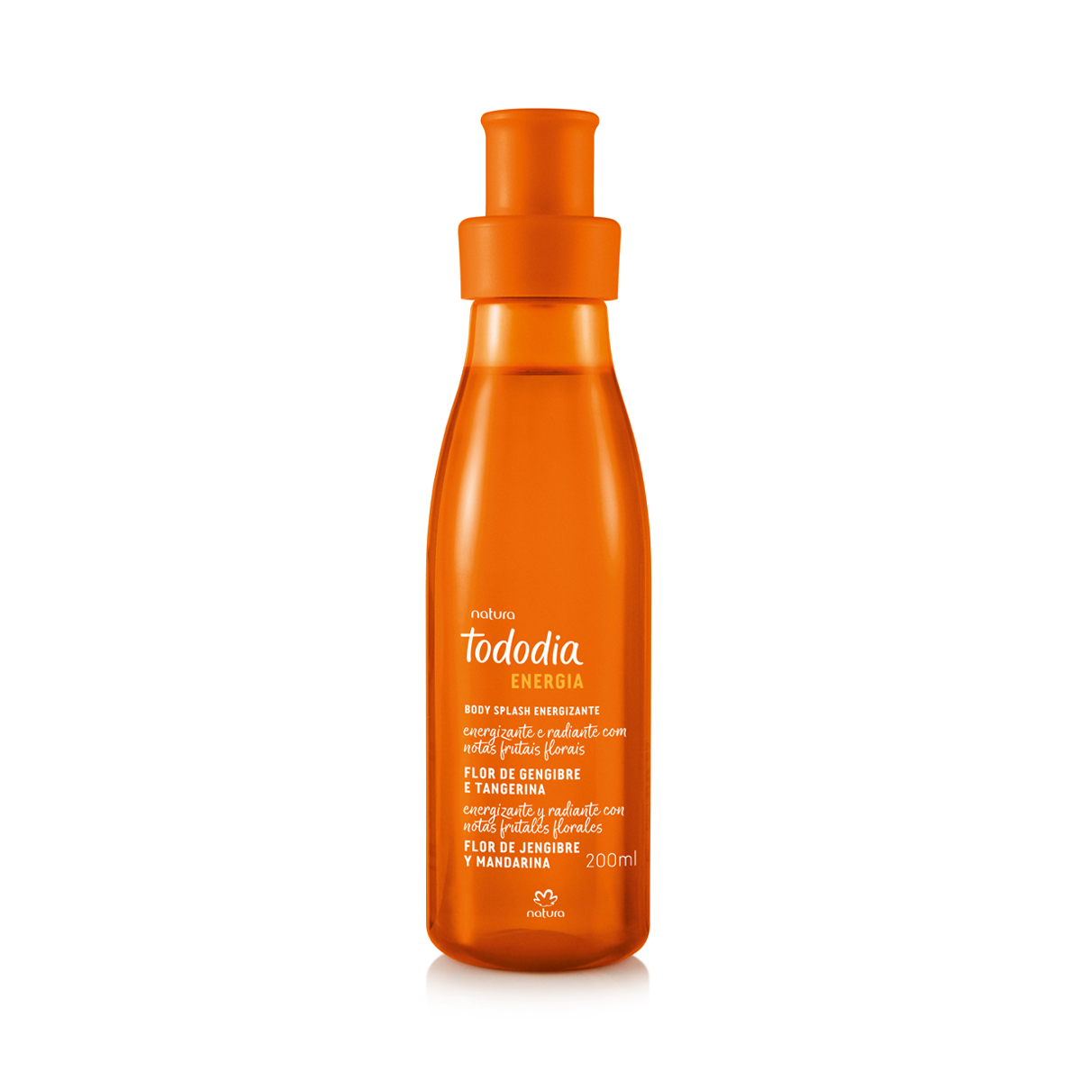 Tododia Flor de Gengibre e Tangerina Body Splash Feminino 200 ml