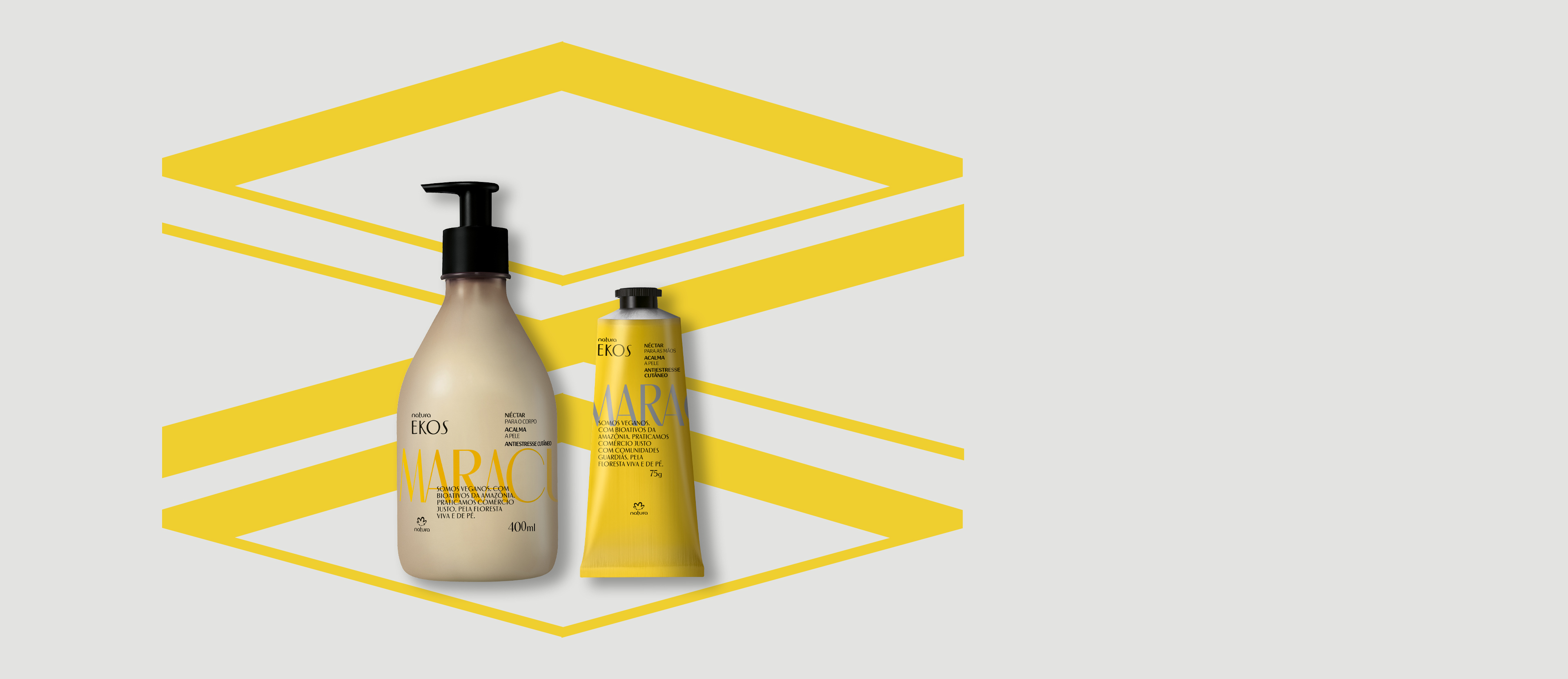 Kit Ekos Maracujá Hidratante Corpo e Mãos (2 produtos)