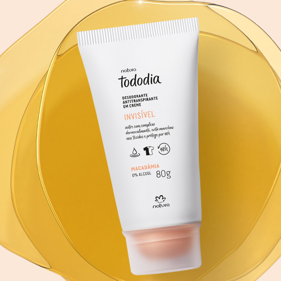 Desodorante Antitranspirante em Creme Tododia Macadâmia