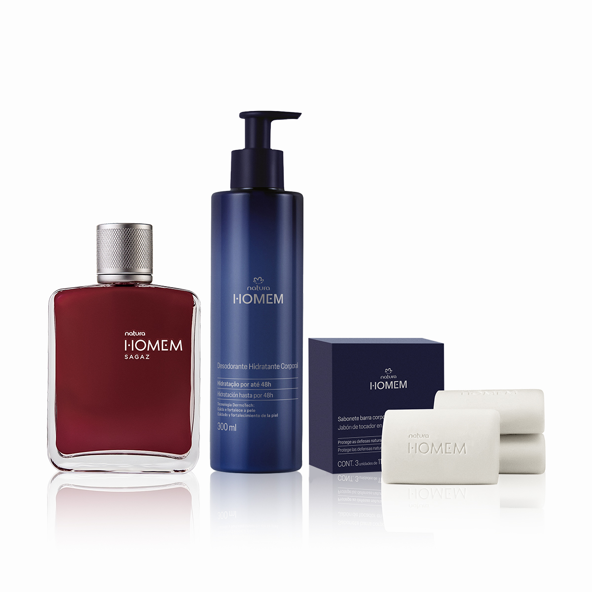 Kit Natura Homem Sagaz (3 produtos) Kit Natura Homem Sagaz (3 produtos)