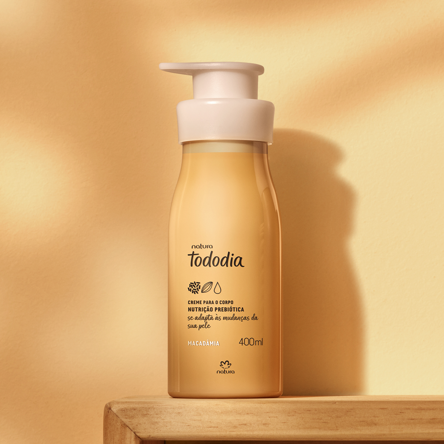 Creme Desodorante Nutritivo Para o Corpo Tododia Macadâmia