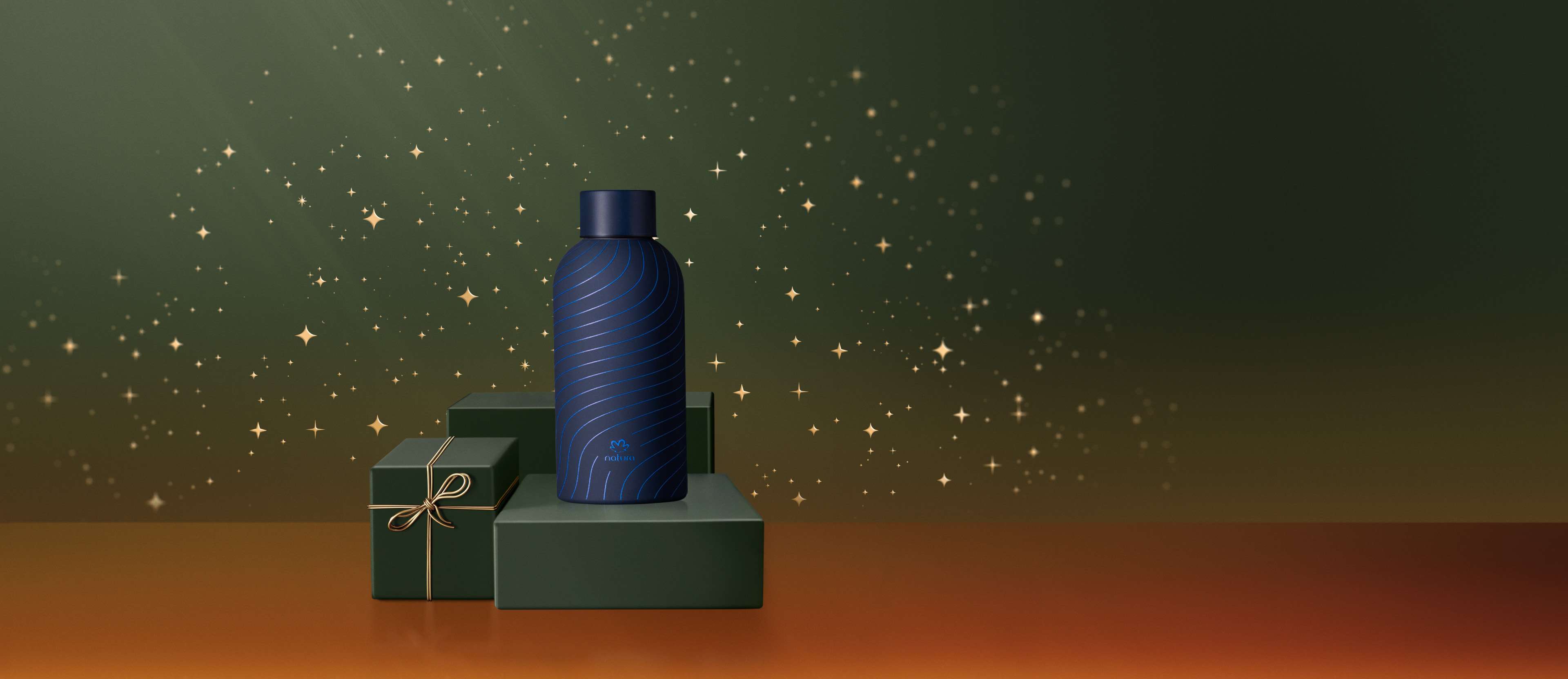 Presente Natura Garrafa em Inox