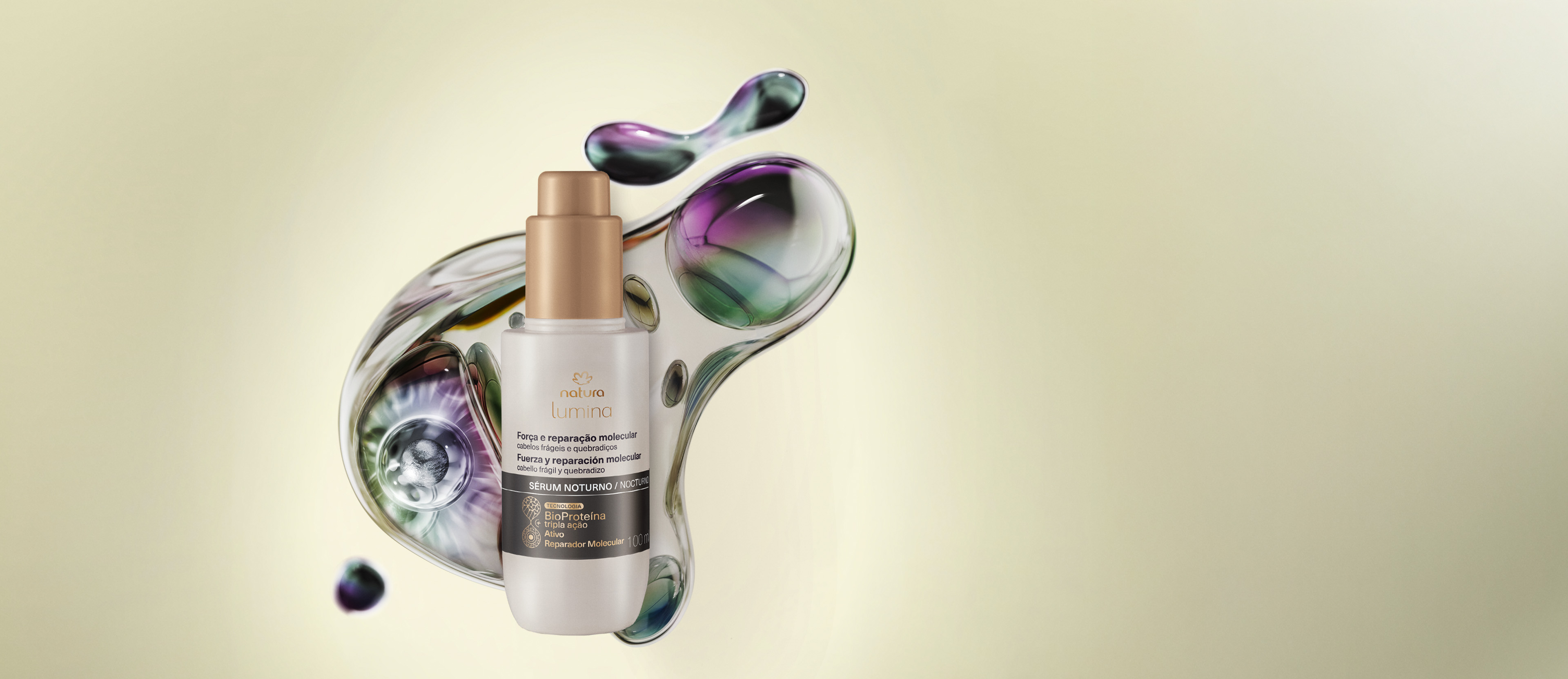 Sérum Noturno Força e Reparação Molecular Lumina