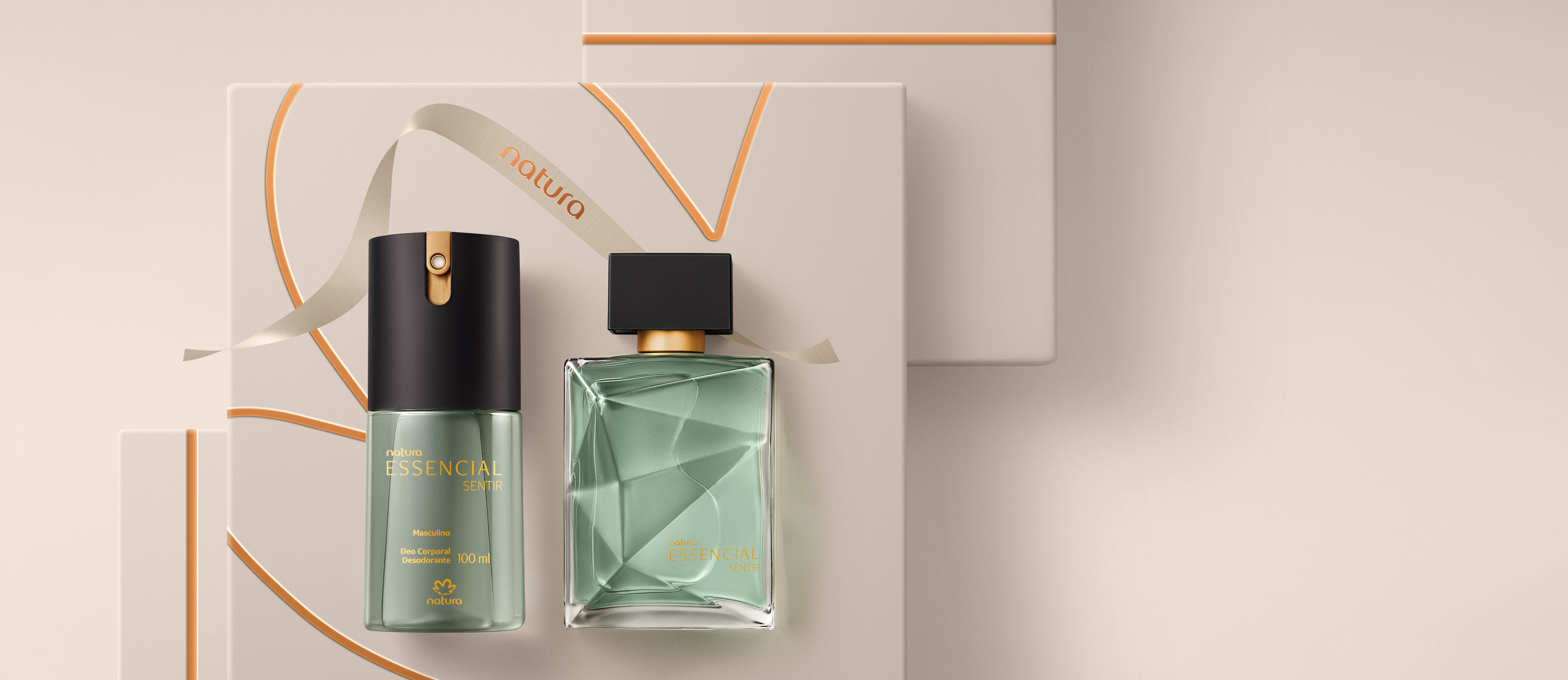 Presente Natura Essencial Sentir Masculino (2 produtos)