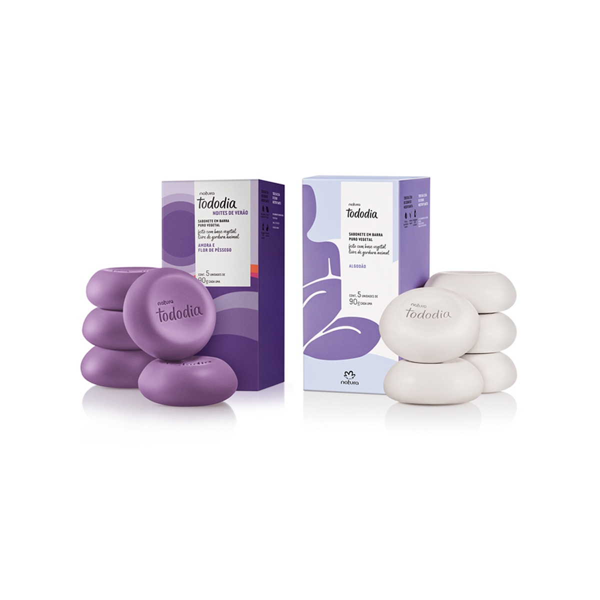 Kit Tododia Sabonetes em Barra com 2 Caixas