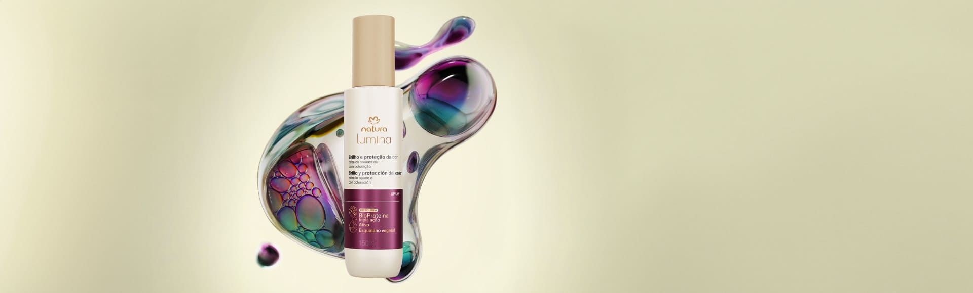 Spray Anti Desbotamento para Brilho para Proteção da Cor