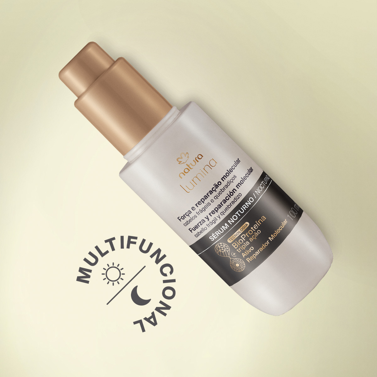Sérum Noturno Força e Reparação Molecular Lumina