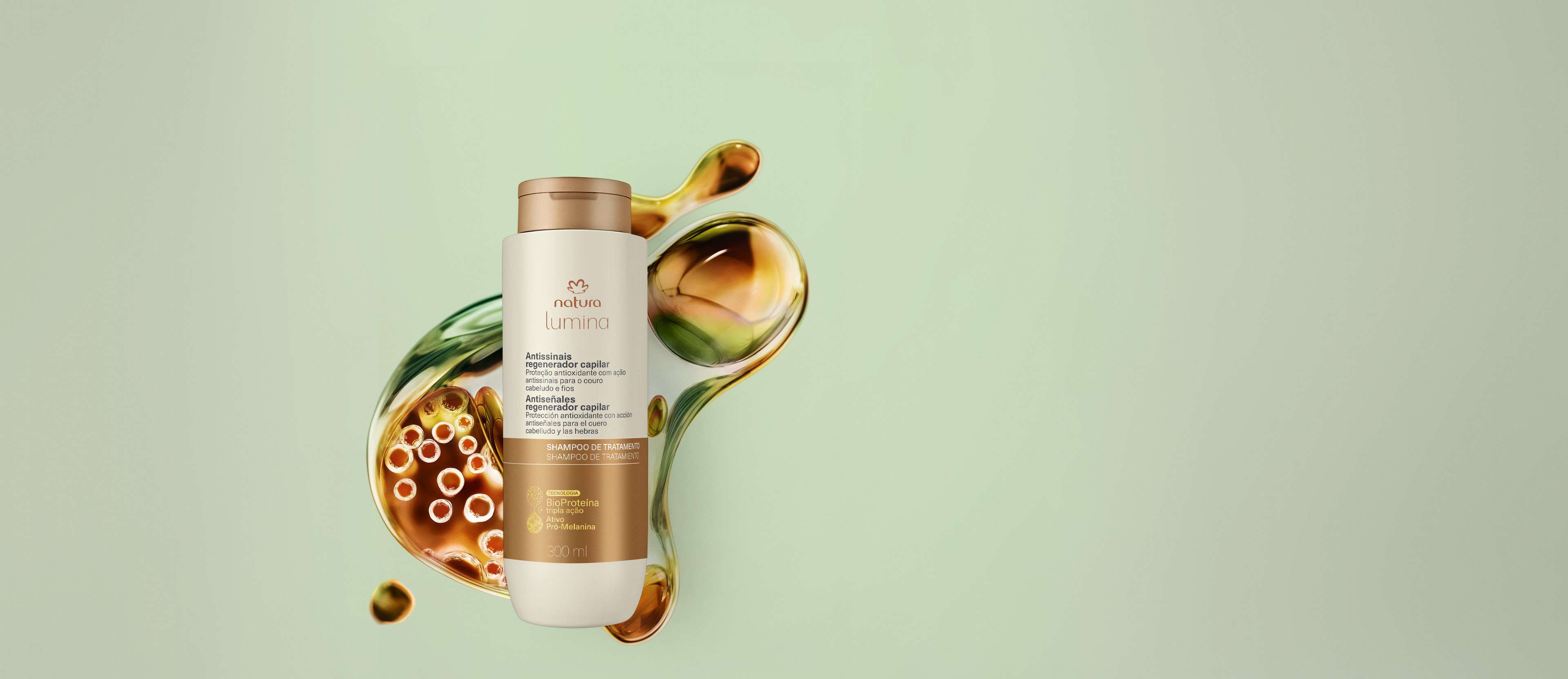 Shampoo de Tratamento Antissinais Regenerador Capilar Lumina