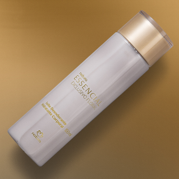 Leite Desodorante Hidratante Corporal Essencial Exclusivo Floral  150 ml