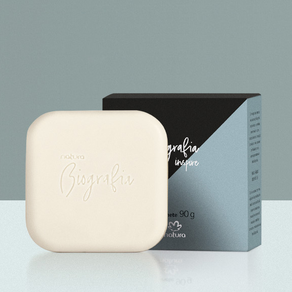 Sabonete em Barra Biografia Inspire Masculino