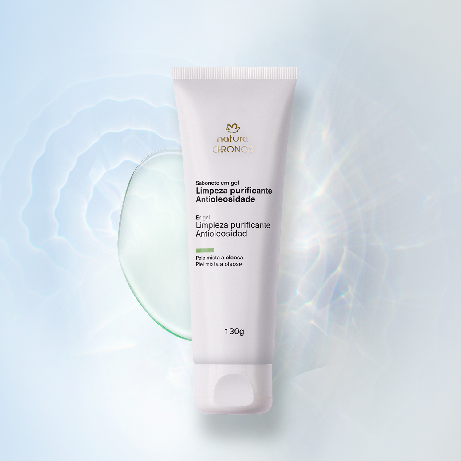 Sabonete em Gel Limpeza Purificante Antioleosidade Chronos Derma