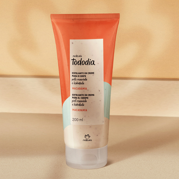 Esfoliante em Creme para o Corpo Tododia Macadâmia 200 ml