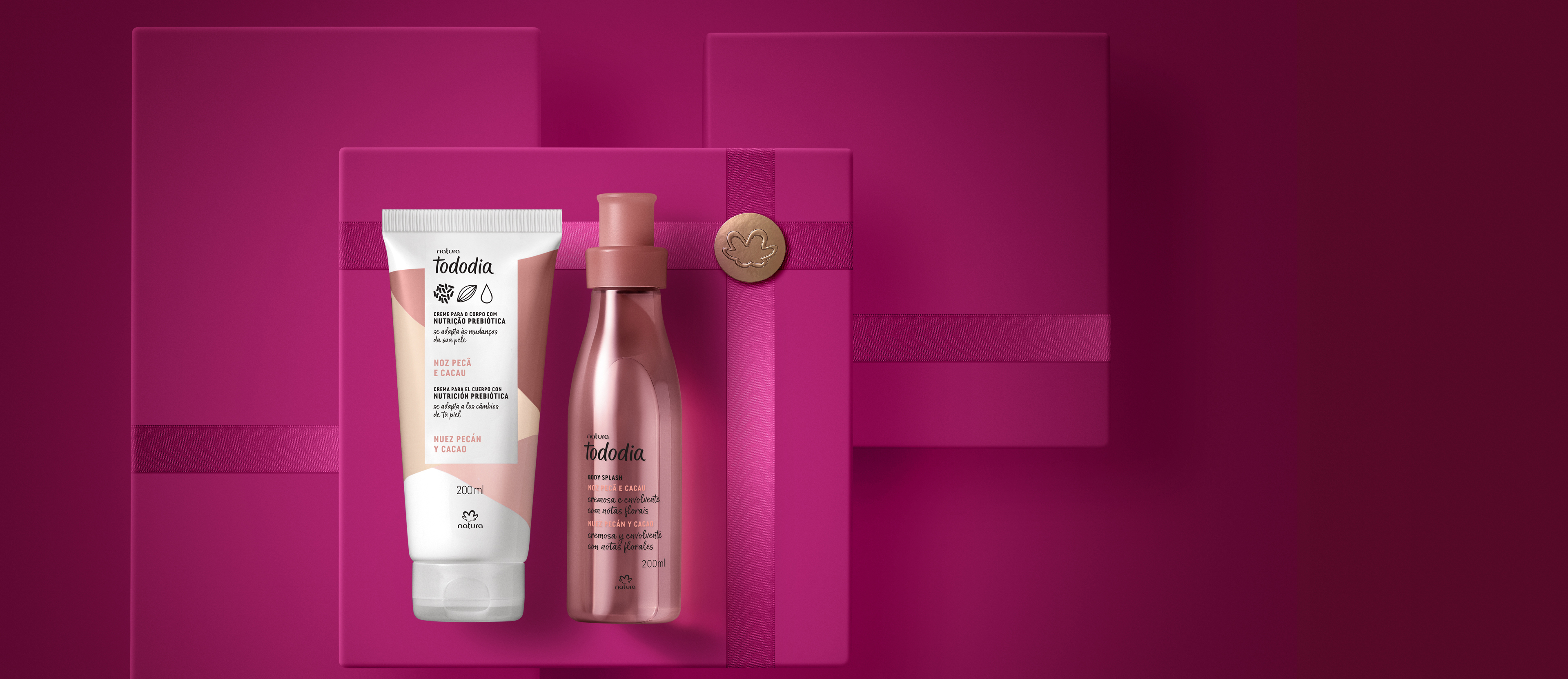 Presente Natura Tododia Noz Pecã e Cacau (2 produtos)