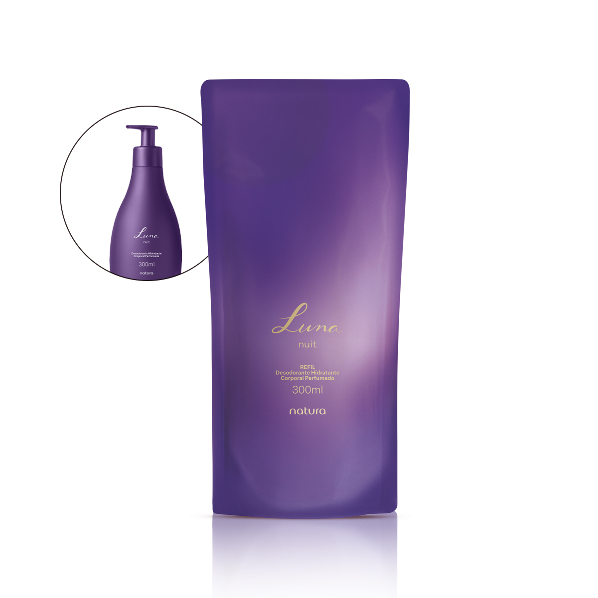 Refil Desodorante Hidratante Corporal Luna Nuit