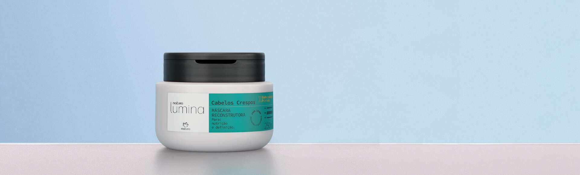 Máscara Reconstrutora para Cabelos Crespos Lumina