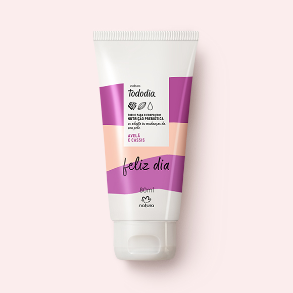 Creme Desodorante Nutritivo para o Corpo Tododia Avelã e Cassis