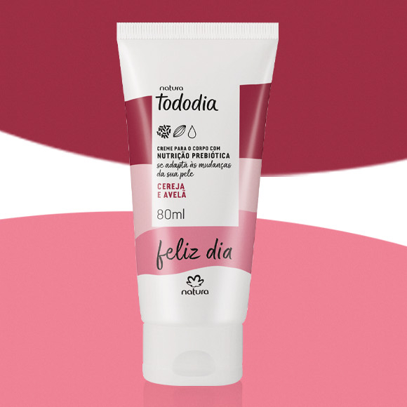 Creme Desodorante Nutritivo para o Corpo Tododia Cereja e Avelã