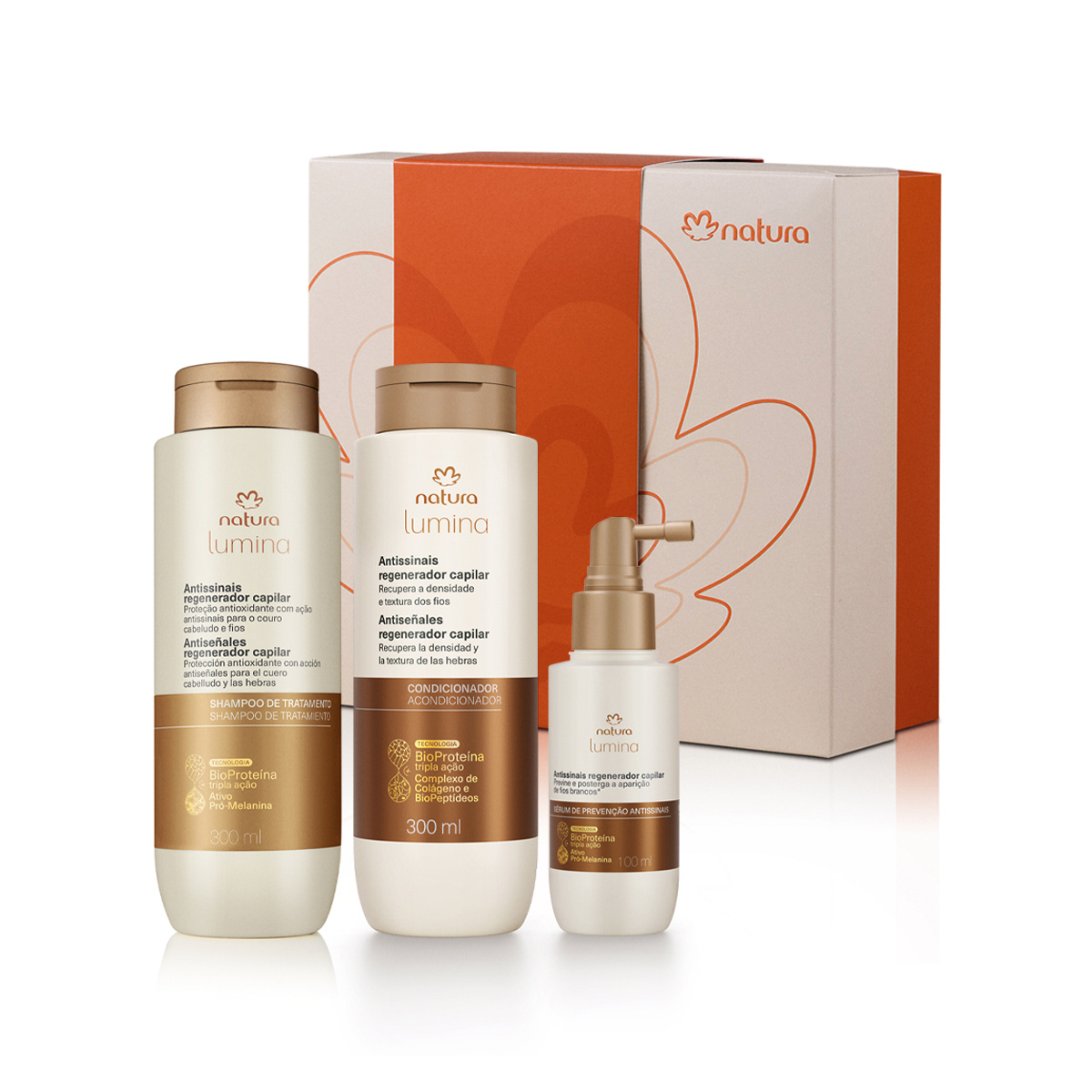 Presente Natura Lumina Antissinais (3 produtos)